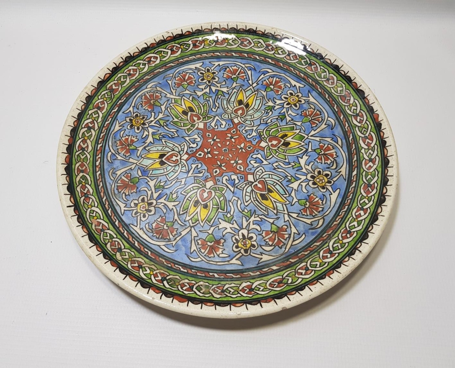 ANTİKA KÜTAHYA SERAMİK TABAK