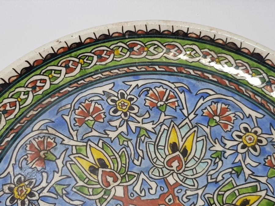 ANTİKA KÜTAHYA SERAMİK TABAK