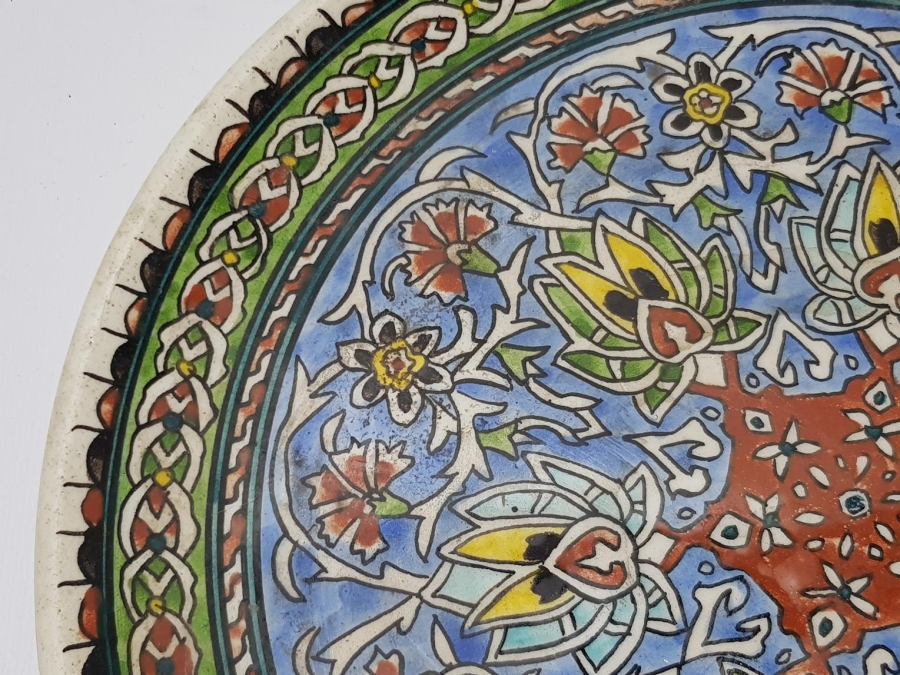 ANTİKA KÜTAHYA SERAMİK TABAK