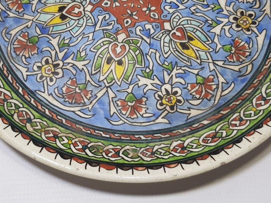 ANTİKA KÜTAHYA SERAMİK TABAK