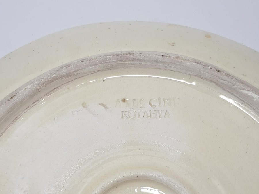 ANTİKA KÜTAHYA SERAMİK TABAK