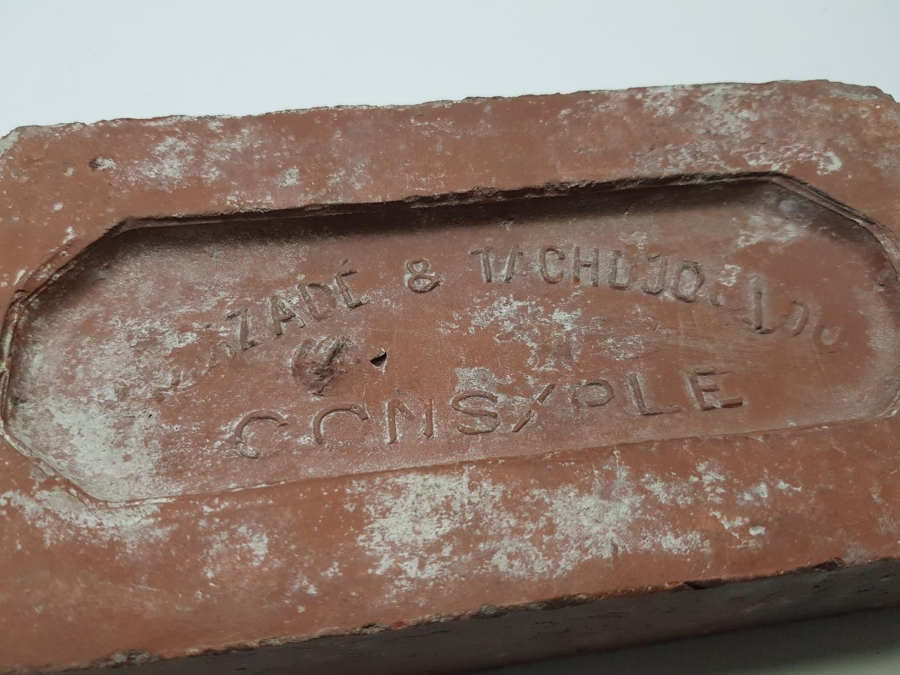 OSMANLI DÖNEMİ CONSTANTINOPLE YAZILI NADİR TUĞLA