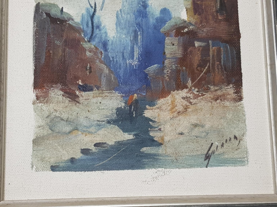 İMZALI YAĞLI BOYA RESİM