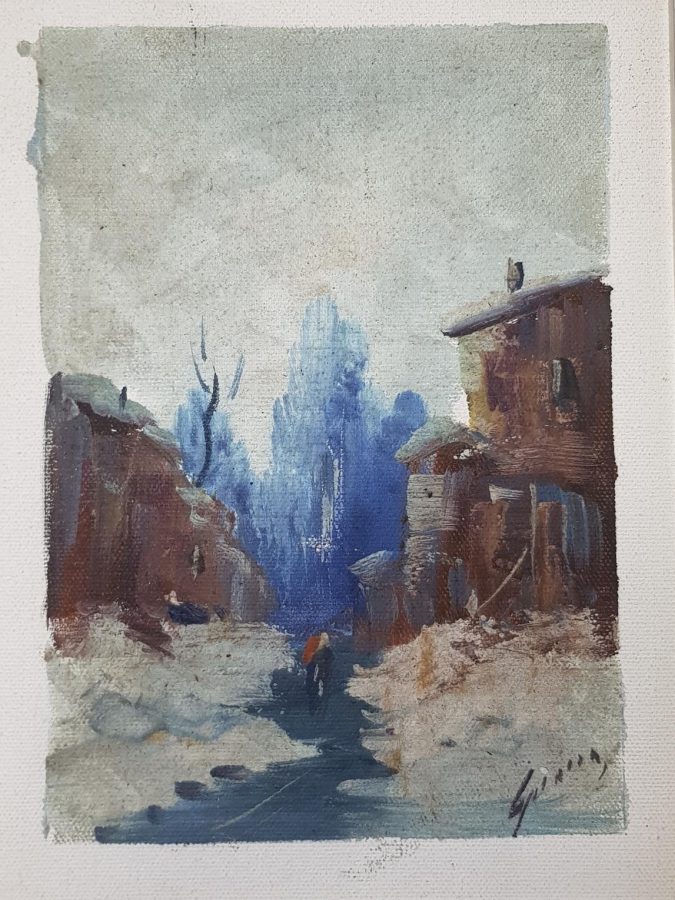 İMZALI YAĞLI BOYA RESİM