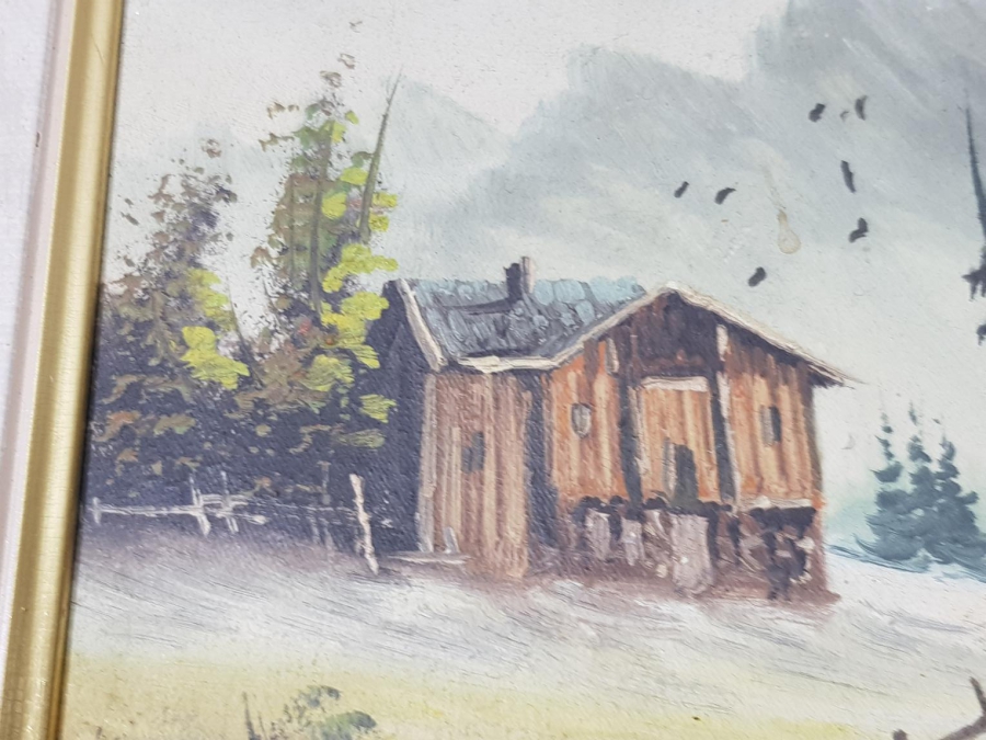 ANTİKA İMZALI YAĞLI BOYA TABLO