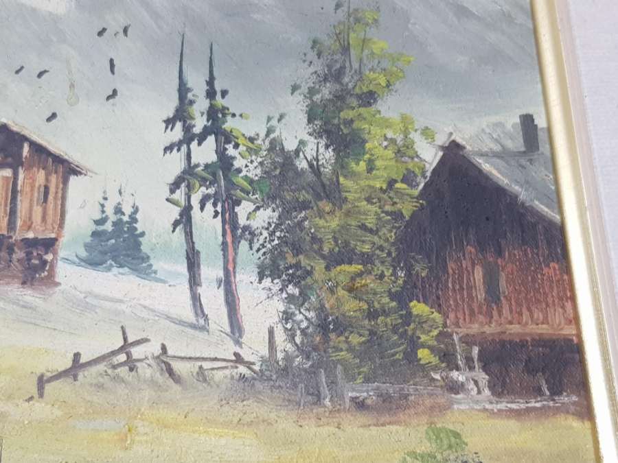 ANTİKA İMZALI YAĞLI BOYA TABLO