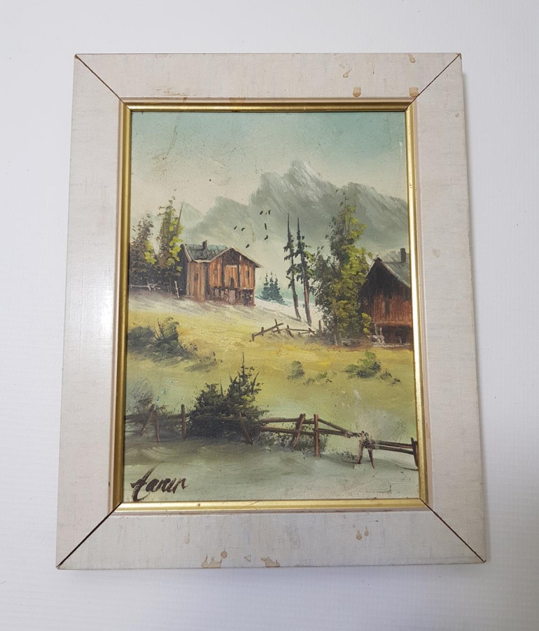 ANTİKA İMZALI YAĞLI BOYA TABLO