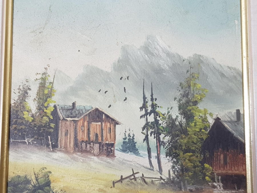 ANTİKA İMZALI YAĞLI BOYA TABLO