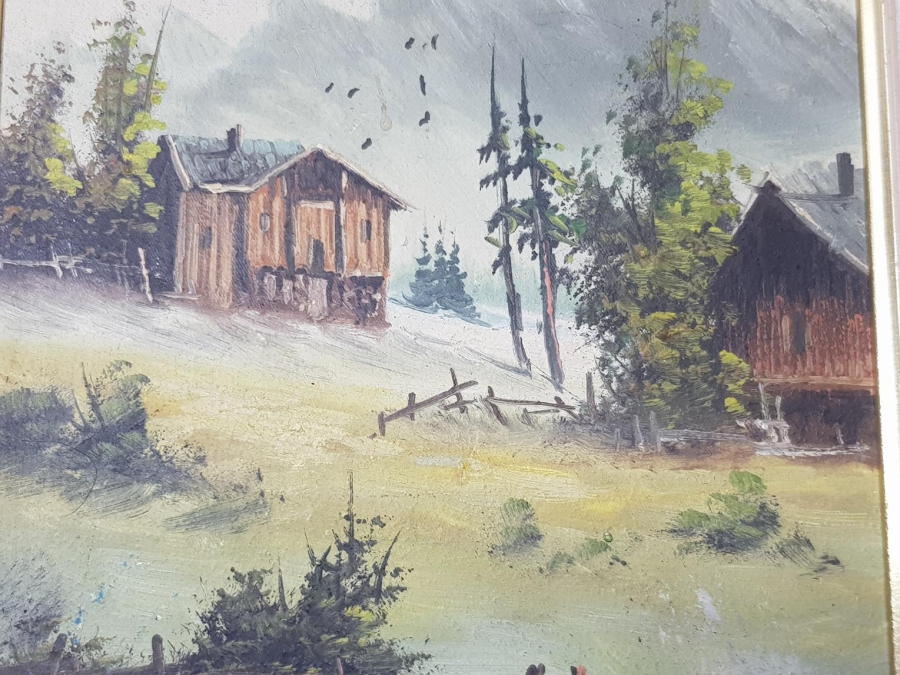 ANTİKA İMZALI YAĞLI BOYA TABLO