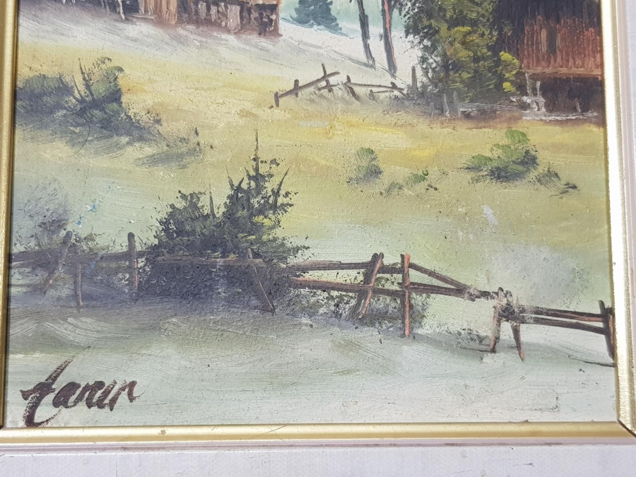 ANTİKA İMZALI YAĞLI BOYA TABLO