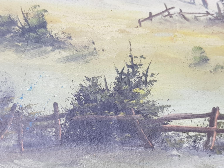 ANTİKA İMZALI YAĞLI BOYA TABLO