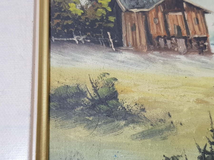 ANTİKA İMZALI YAĞLI BOYA TABLO