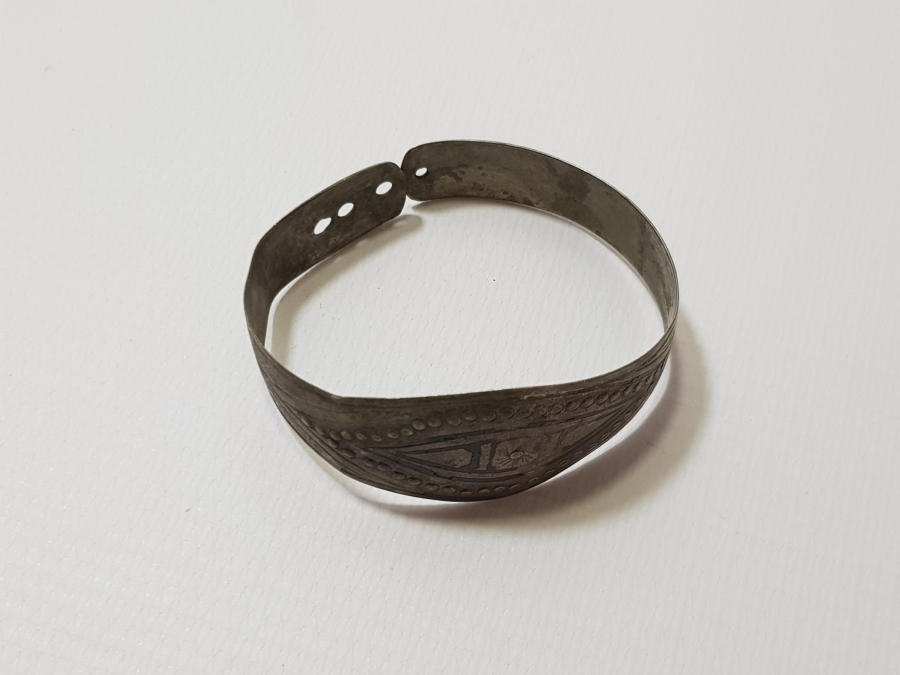 OSMANLI DÖNEMİ SAVATLI GÜMÜŞ BİLEZİK