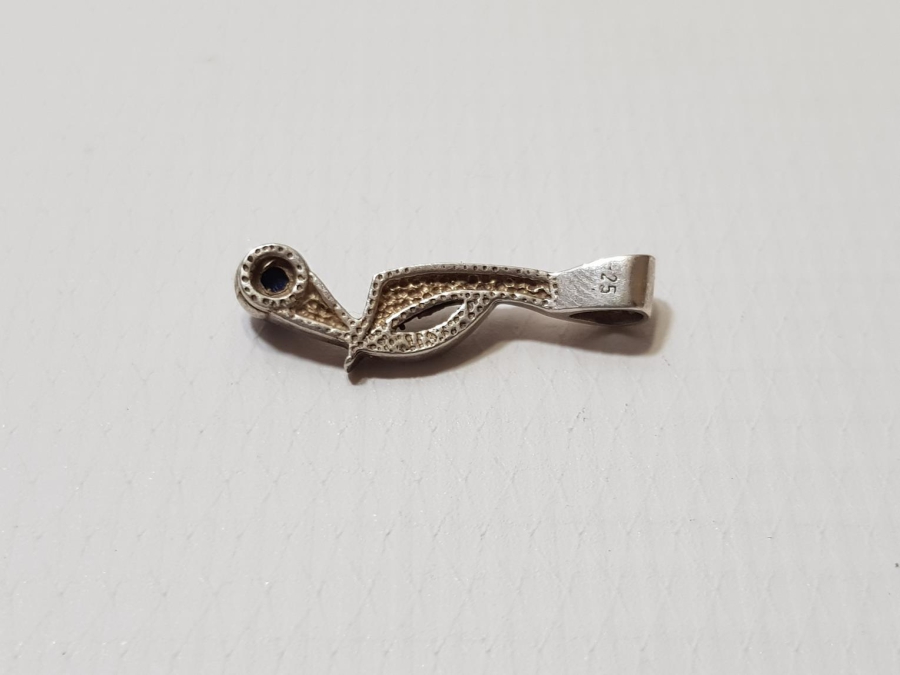 NAZAR BONCUĞU GÜMÜŞ KOLYE UCU