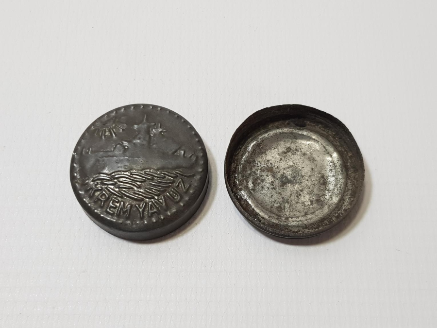 ANTİKA YAVUZ ZIRHLISI KREM KUTUSU