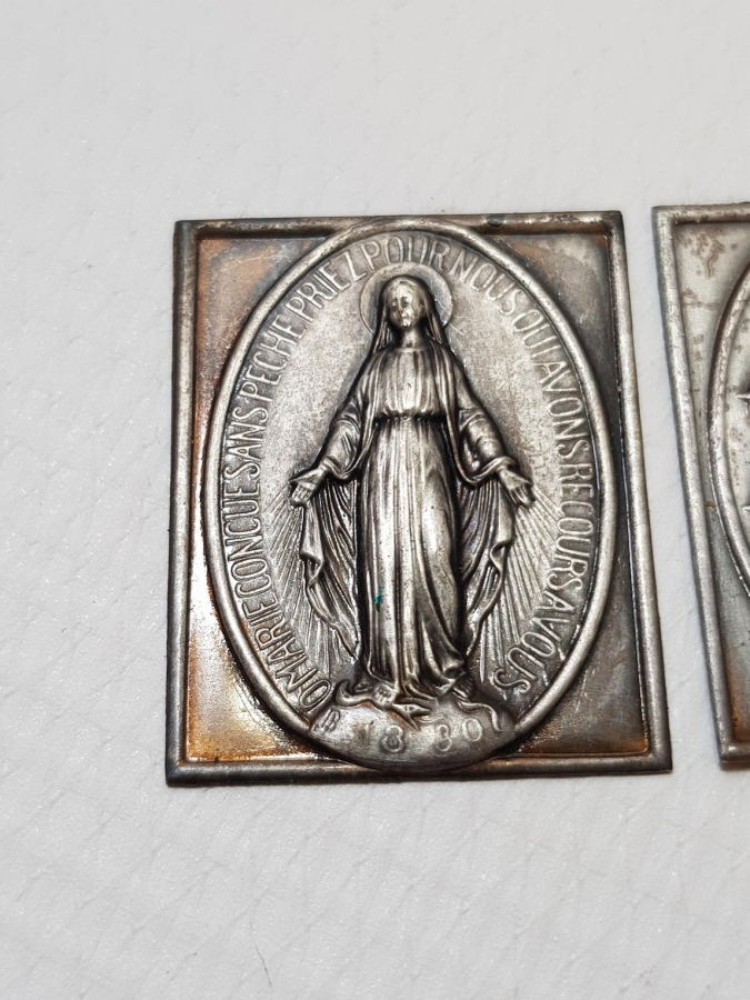 1880 TARİHLİ BİR ÇİFT HRİSTİYAN İKONA