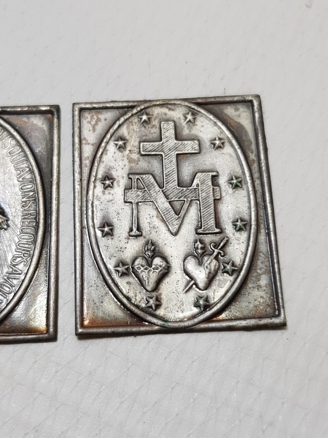 1880 TARİHLİ BİR ÇİFT HRİSTİYAN İKONA