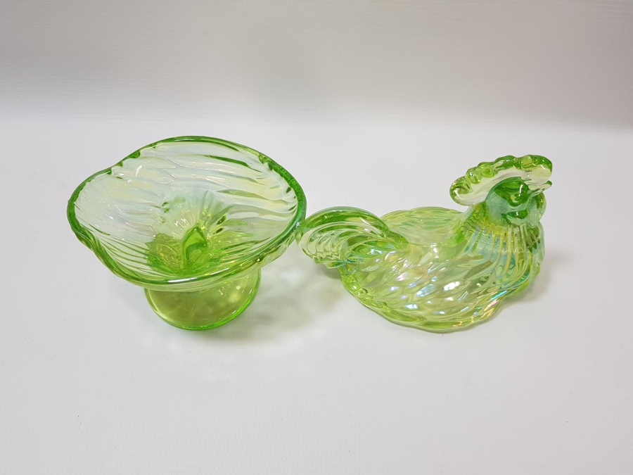 ANTİKA HOROZ FORMLU KRİSTAL ŞEKERLİK