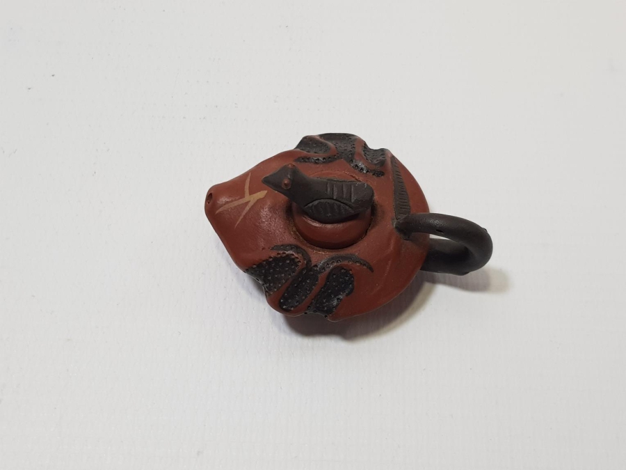 ANTİKA TERRACOTA MİNİ ÇAYDANLIK