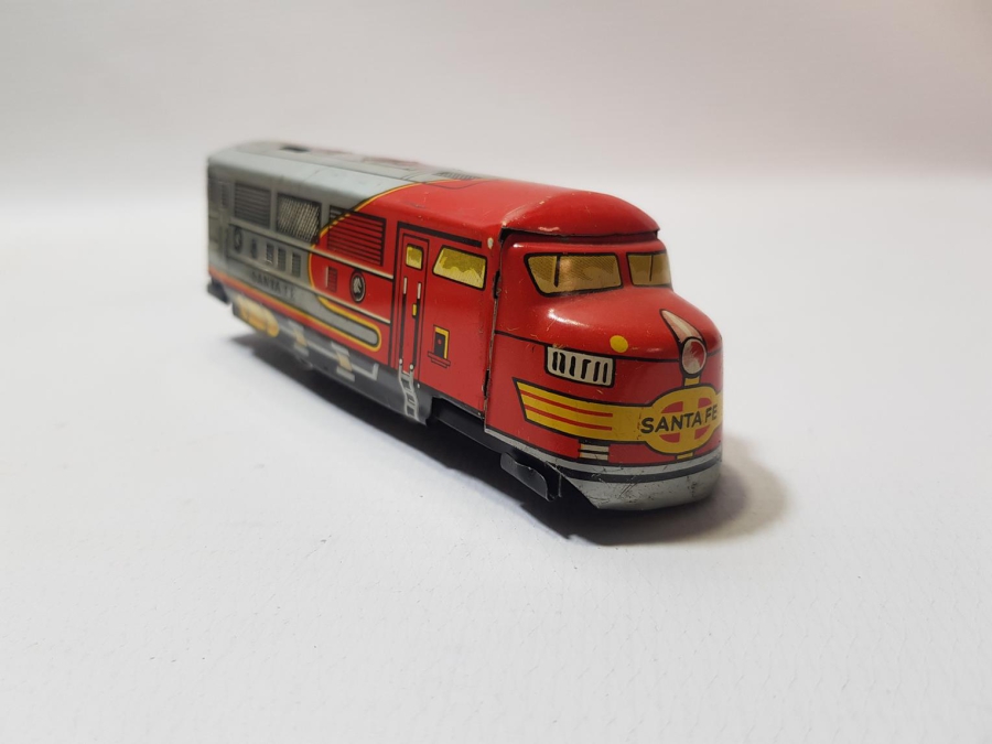 ANTİKA TENEKE OYUNCAK LOKOMOTİF