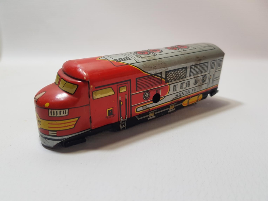 ANTİKA TENEKE OYUNCAK LOKOMOTİF