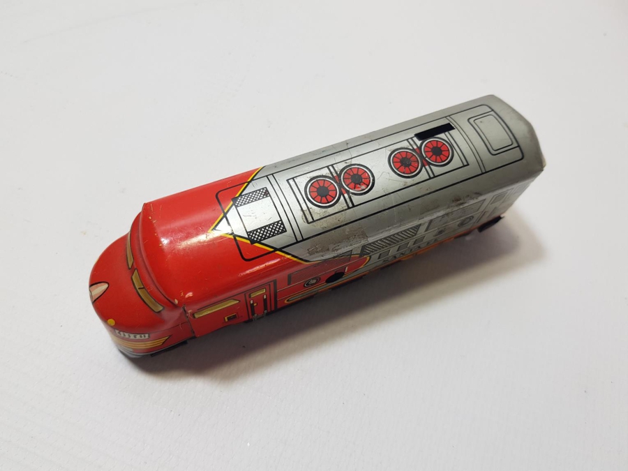 ANTİKA TENEKE OYUNCAK LOKOMOTİF