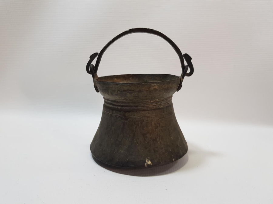 1885 TARİHLİ ERMENİCE YAZILI BAKRAÇ