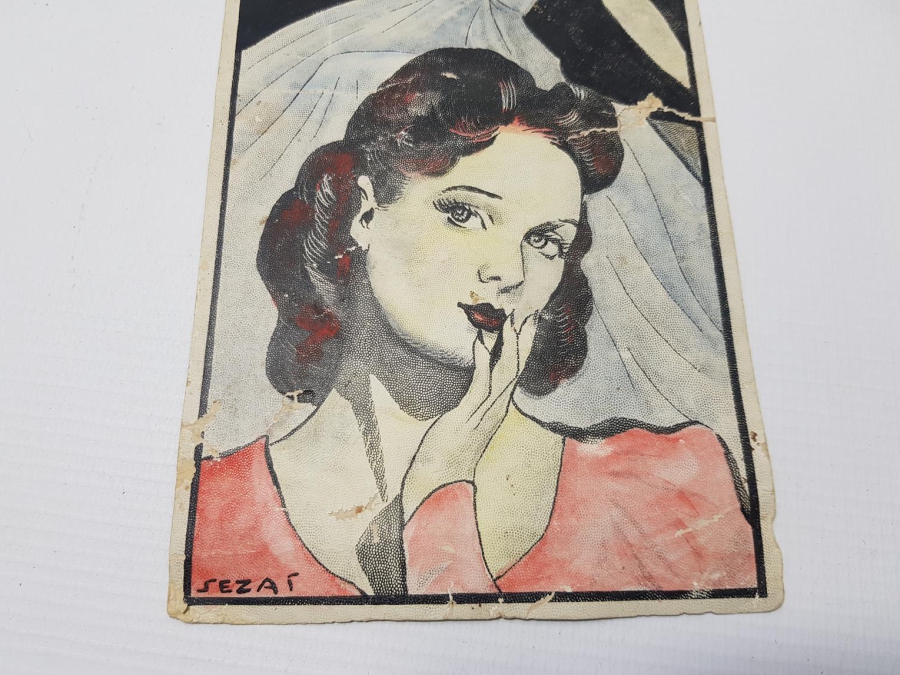 ANTİKA EL ÇİZİM MODA İLANI