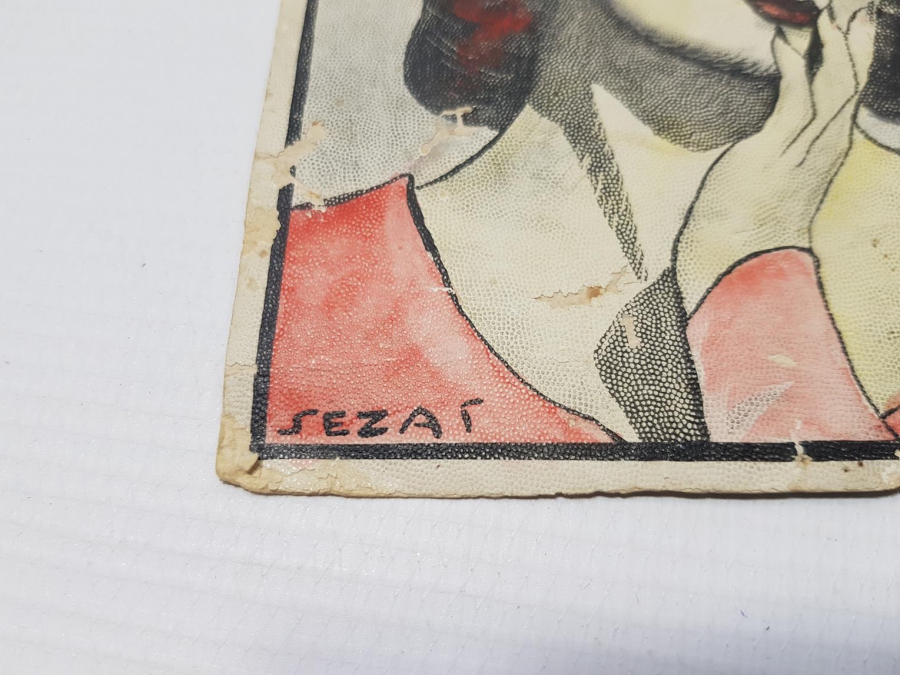 ANTİKA EL ÇİZİM MODA İLANI