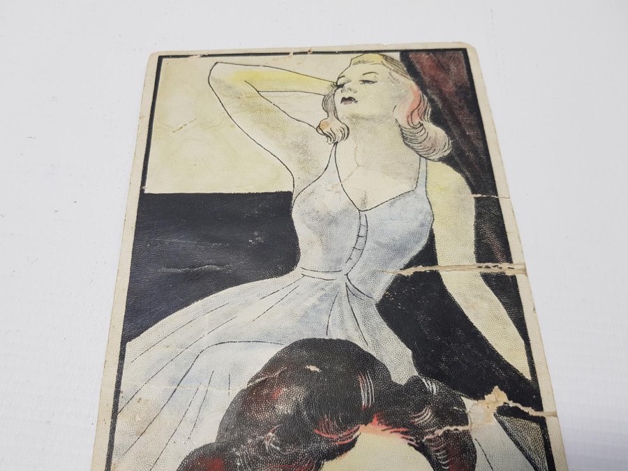 ANTİKA EL ÇİZİM MODA İLANI