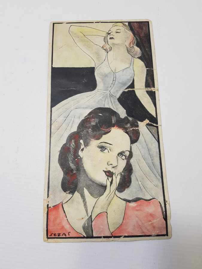 ANTİKA EL ÇİZİM MODA İLANI