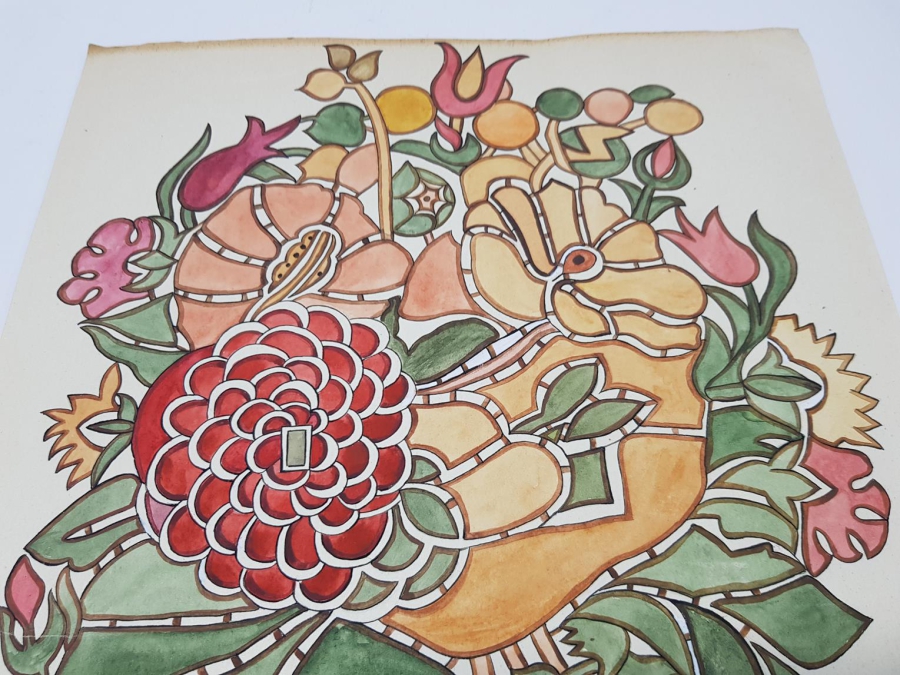 OSMANLI DÖNEMİ EL BOYAMA RESİM