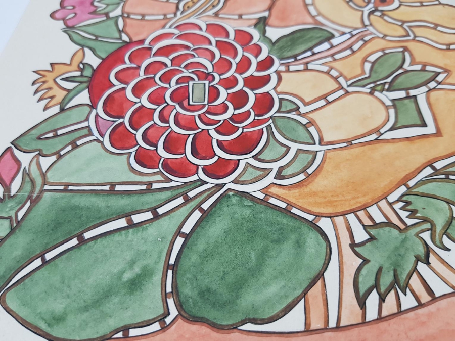 OSMANLI DÖNEMİ EL BOYAMA RESİM