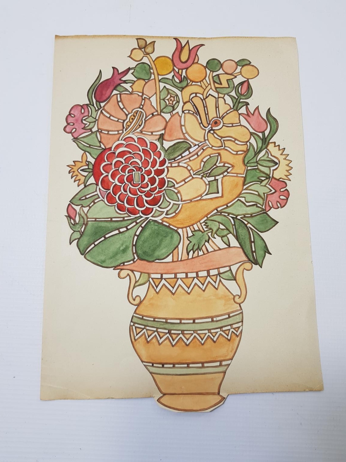 OSMANLI DÖNEMİ EL BOYAMA RESİM