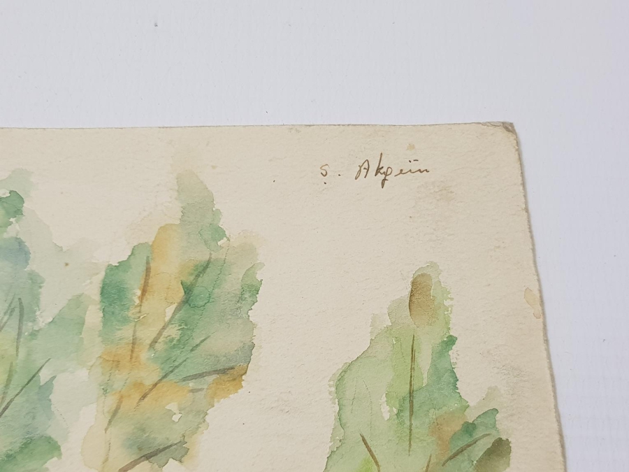 ANTİKA İMZALI SULUBOYA RESİMLER