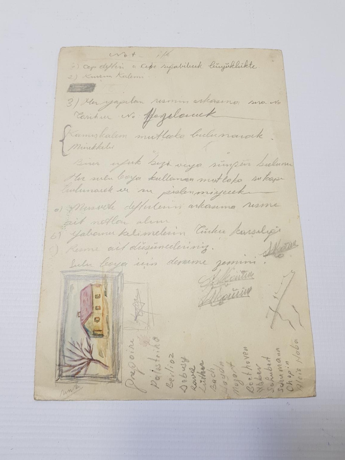 ANTİKA İMZALI SULUBOYA RESİMLER