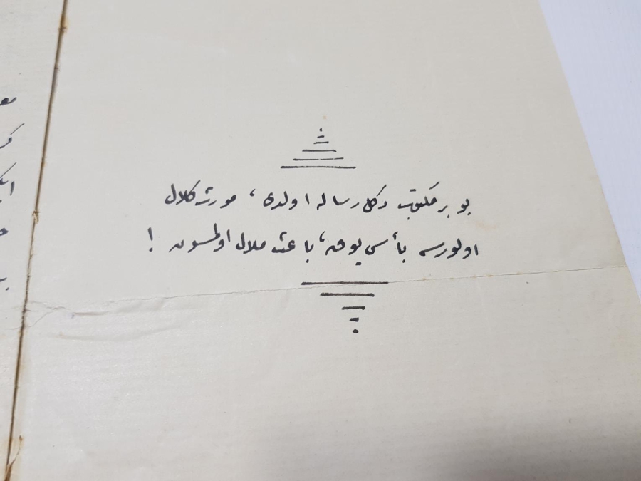 OSMANLI DÖNEMİ EL YAZMA MEKTUP