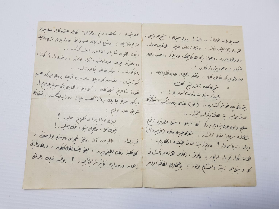 OSMANLI DÖNEMİ EL YAZMA MEKTUP