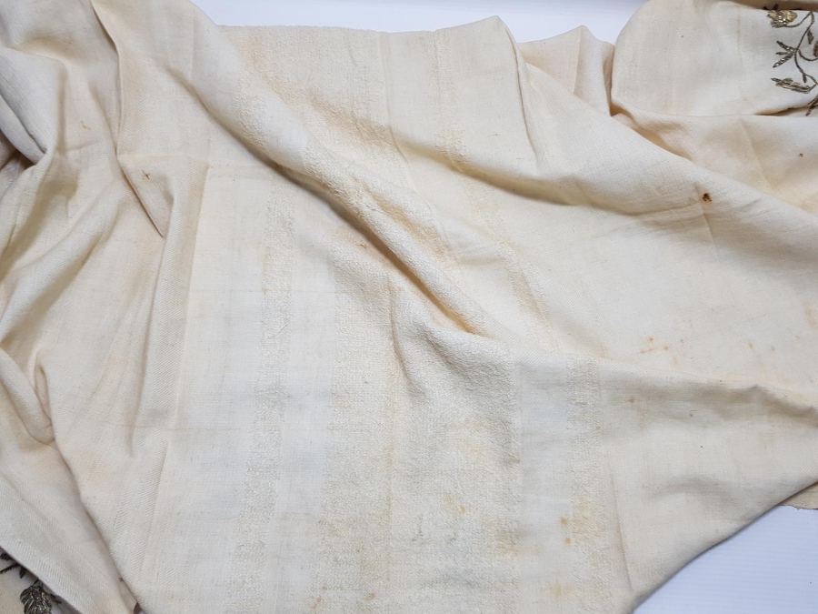 OSMANLICA YAZILI BURSA İŞİ ALTIN SIRMALI HAVLU