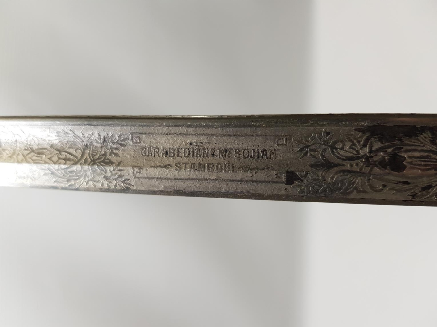 OSMANLI DÖNEMİ GARABEDİAN & MESDJİAN YAPIMI ÇOK NADİR PAŞA KILICI