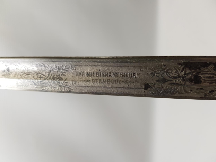 OSMANLI DÖNEMİ GARABEDİAN & MESDJİAN YAPIMI ÇOK NADİR PAŞA KILICI