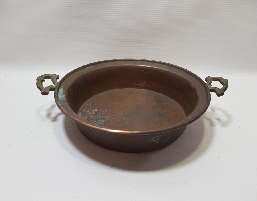 OSMANLI DÖNEMİ BAKIR KAVURMA TAVASI