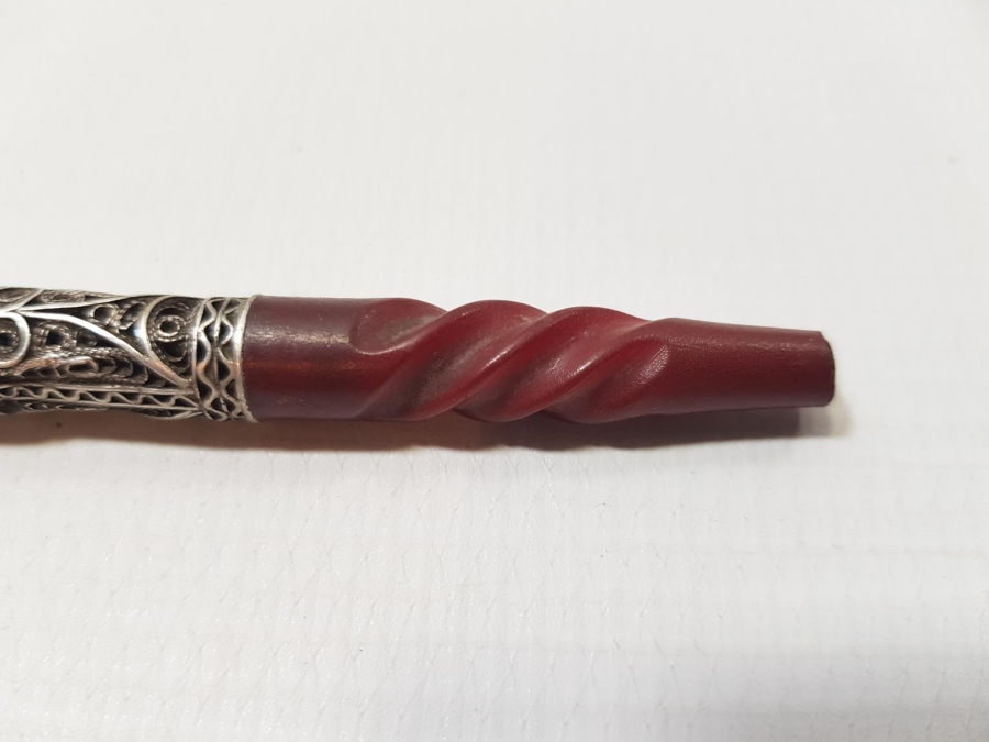 OSMANLI DÖNEMİ GÜMÜŞ SİGARA AĞIZLIĞI