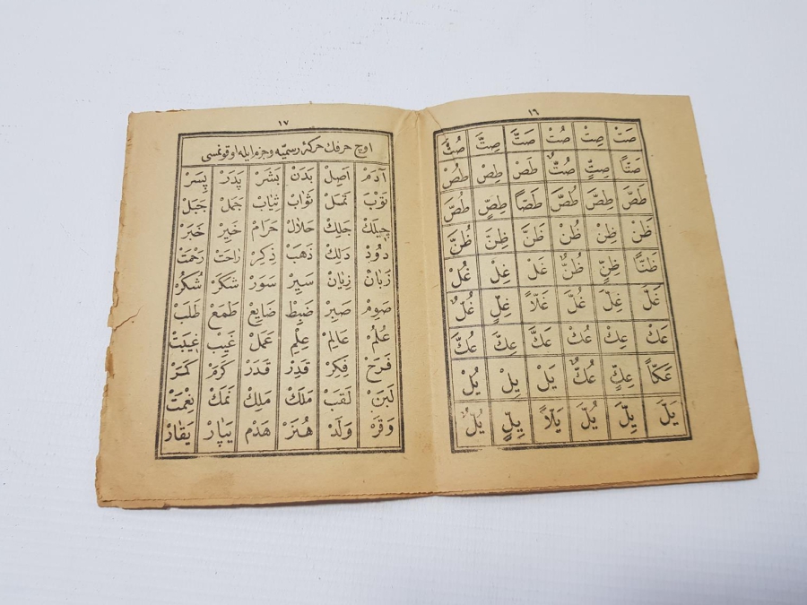 OSMANLICA ELİFBA OKUMA RİSALESİ