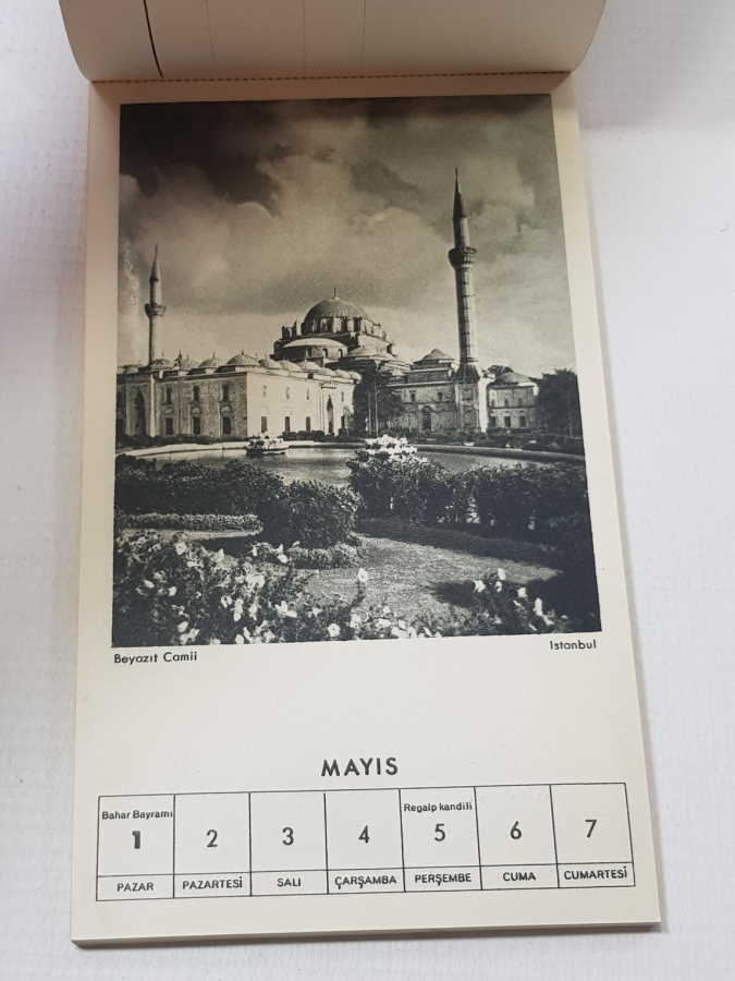 ZİYAD EBÜZZİYA 1949 TARİHLİ HAFTALIK TAKVİM