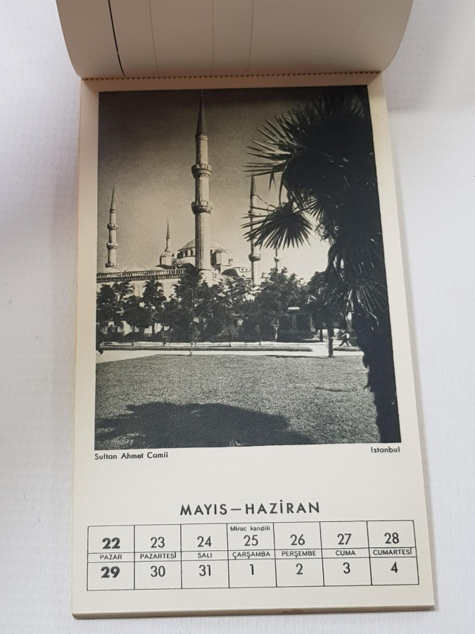 ZİYAD EBÜZZİYA 1949 TARİHLİ HAFTALIK TAKVİM