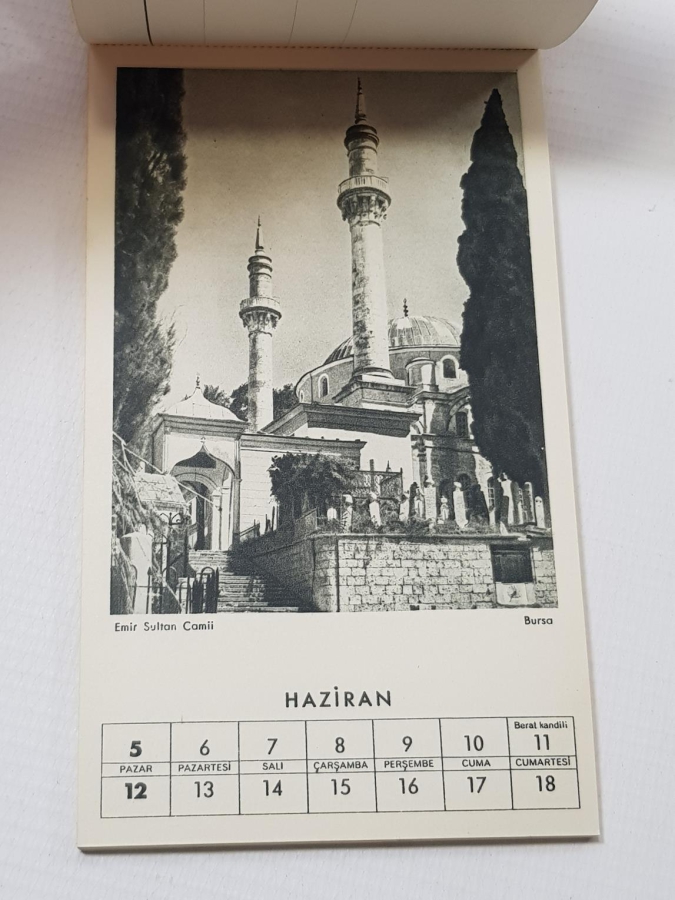 ZİYAD EBÜZZİYA 1949 TARİHLİ HAFTALIK TAKVİM