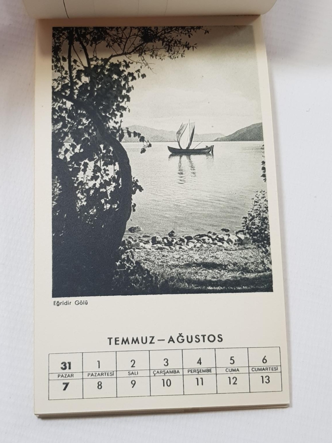 ZİYAD EBÜZZİYA 1949 TARİHLİ HAFTALIK TAKVİM