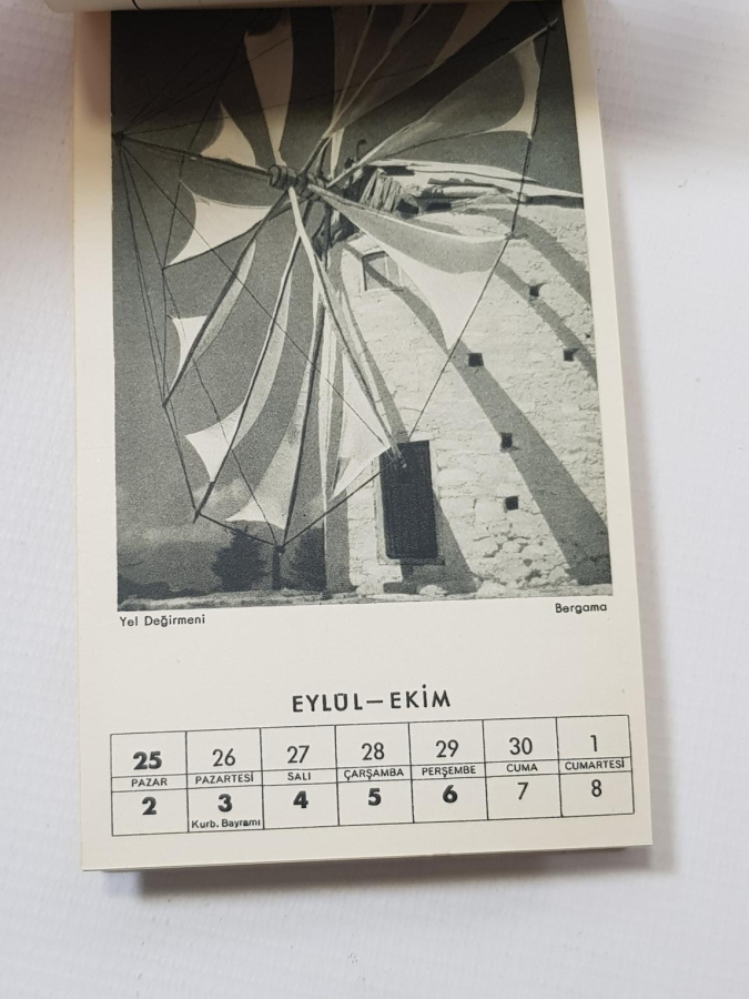 ZİYAD EBÜZZİYA 1949 TARİHLİ HAFTALIK TAKVİM