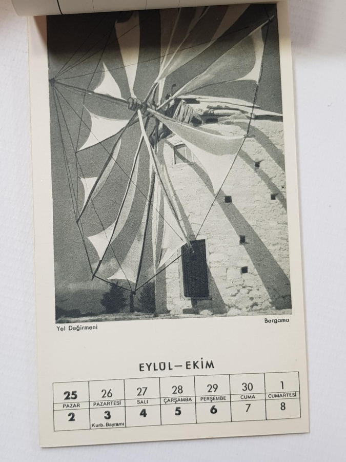 ZİYAD EBÜZZİYA 1949 TARİHLİ HAFTALIK TAKVİM